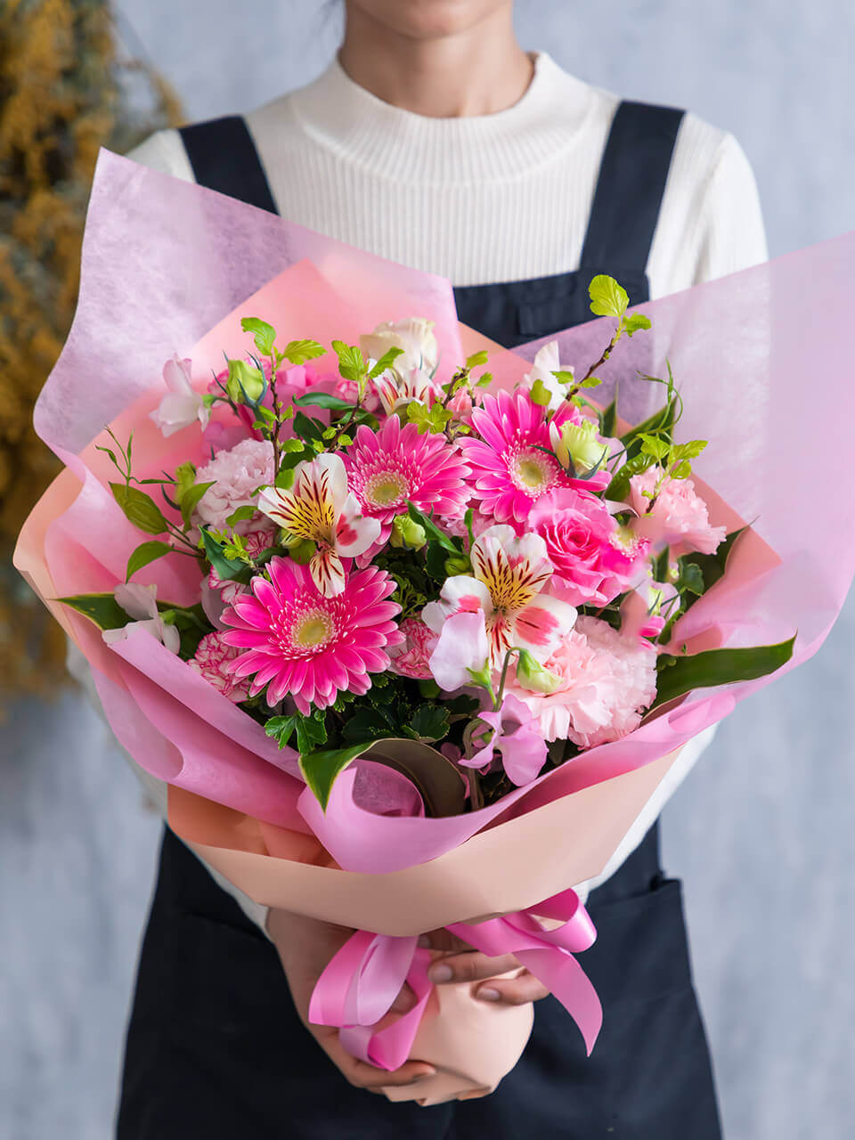 ピンク系 花束