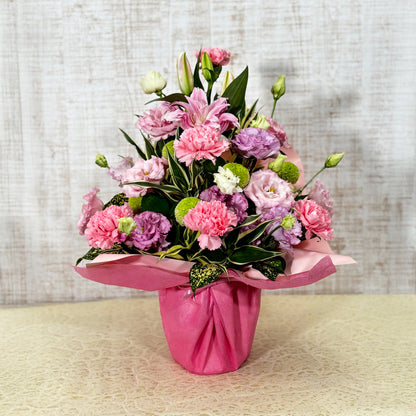 ピンク系アレンジメント