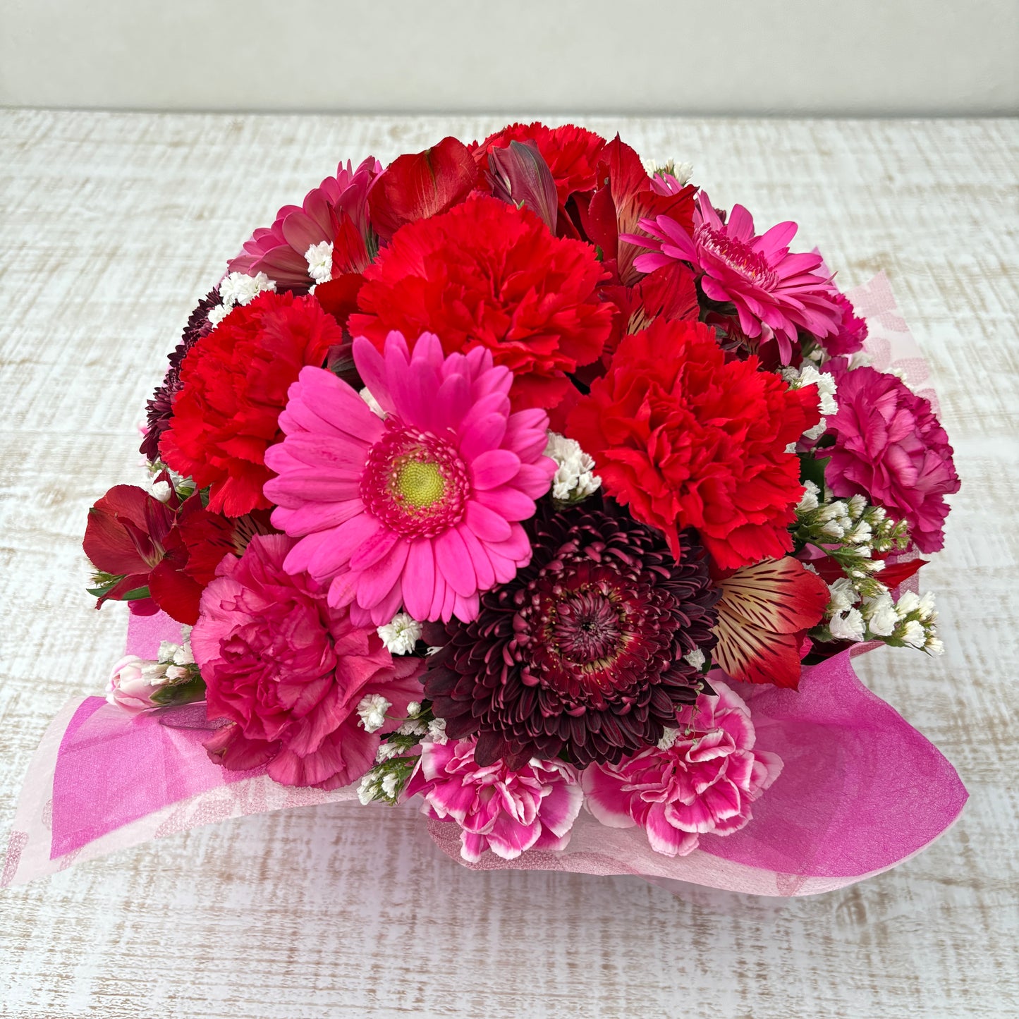 赤系アレンジメント