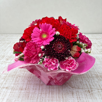 赤系アレンジメント