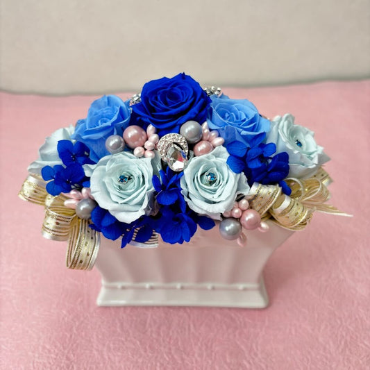 ブルー系 プリザーブドフラワー