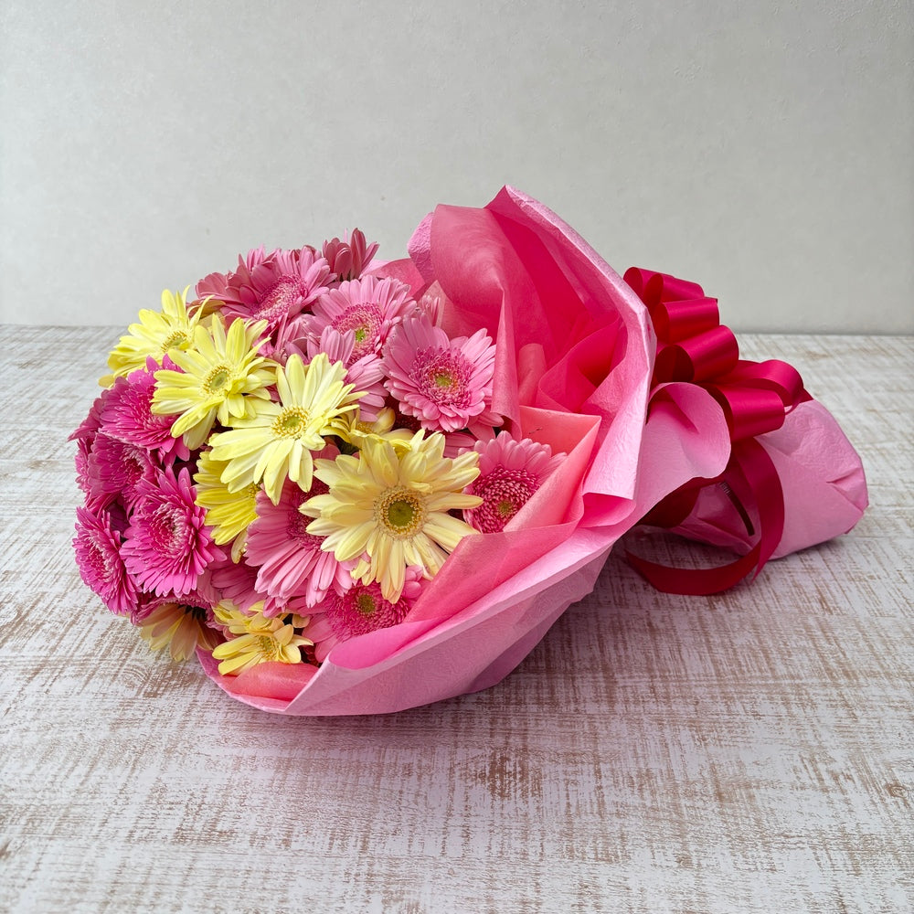 ガーベラ100本の花束