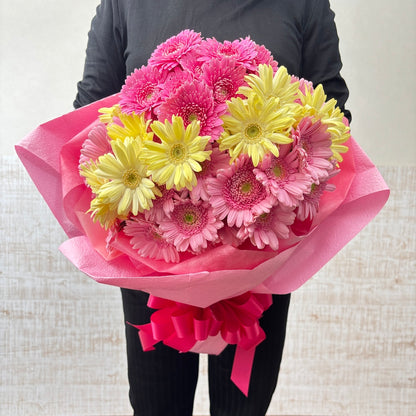 ガーベラ100本の花束