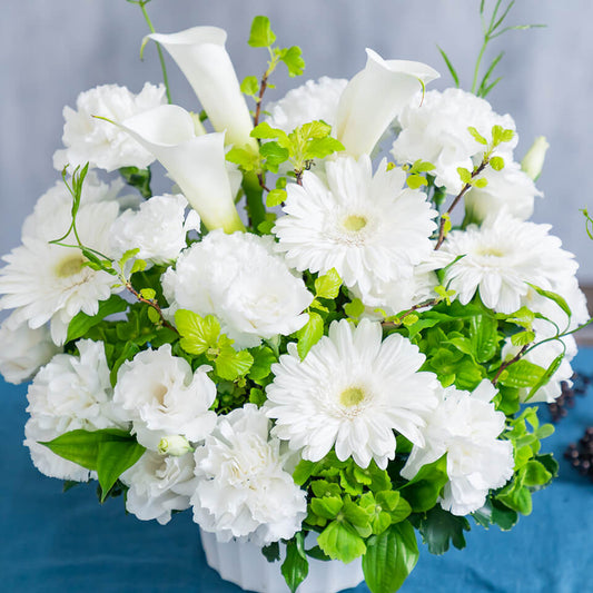 白グリーン系 アレンジメント