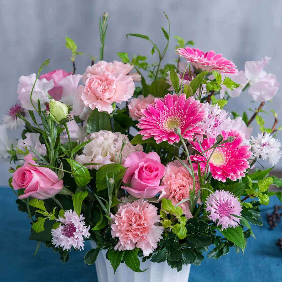 ピンク系 アレンジメント