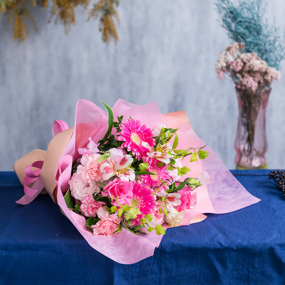 ピンク系 花束