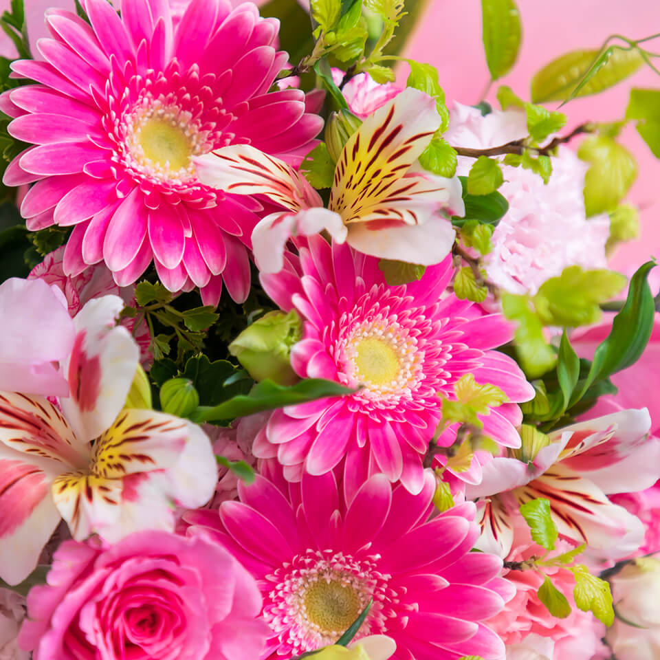ピンク系 花束