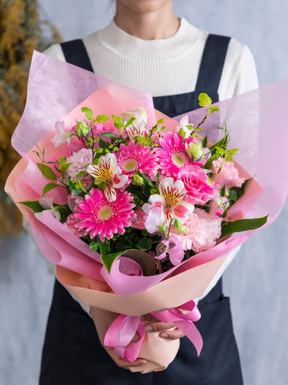 ピンク系 花束